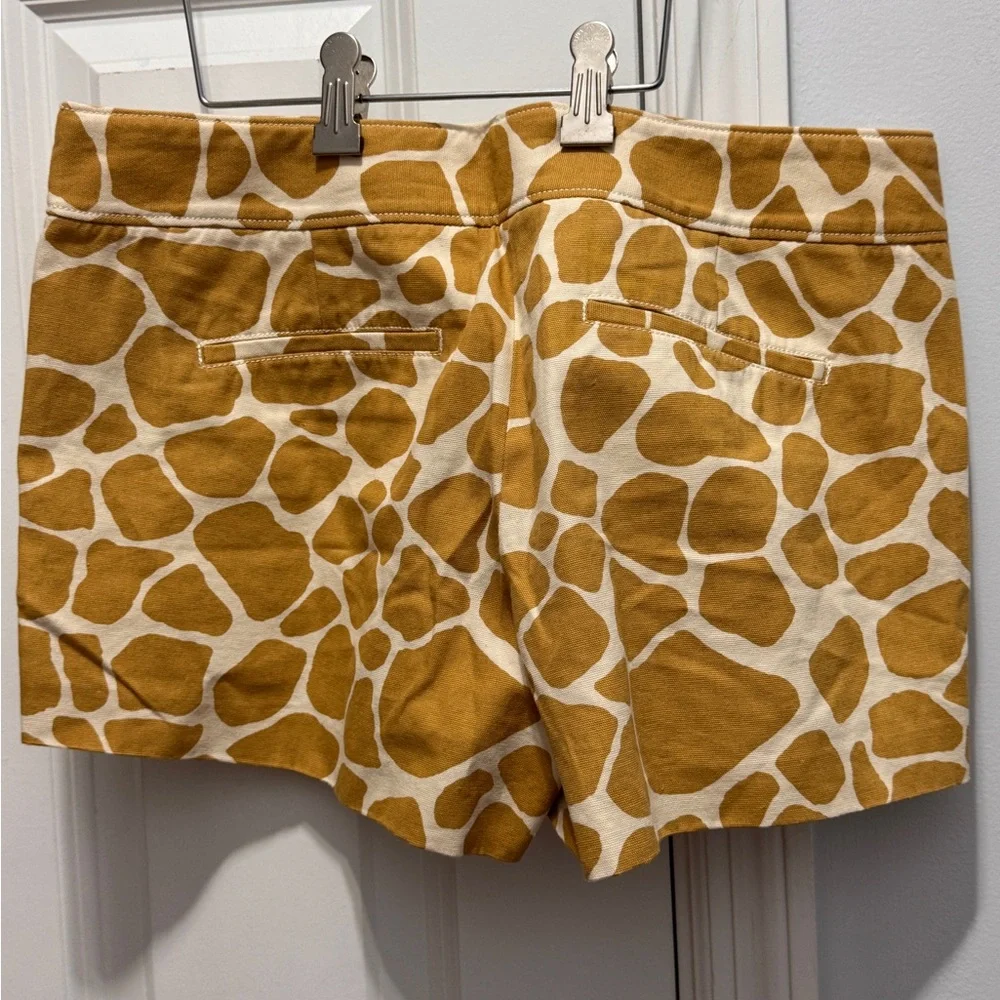 J. Crew Brown and Cream Shorts  size 6